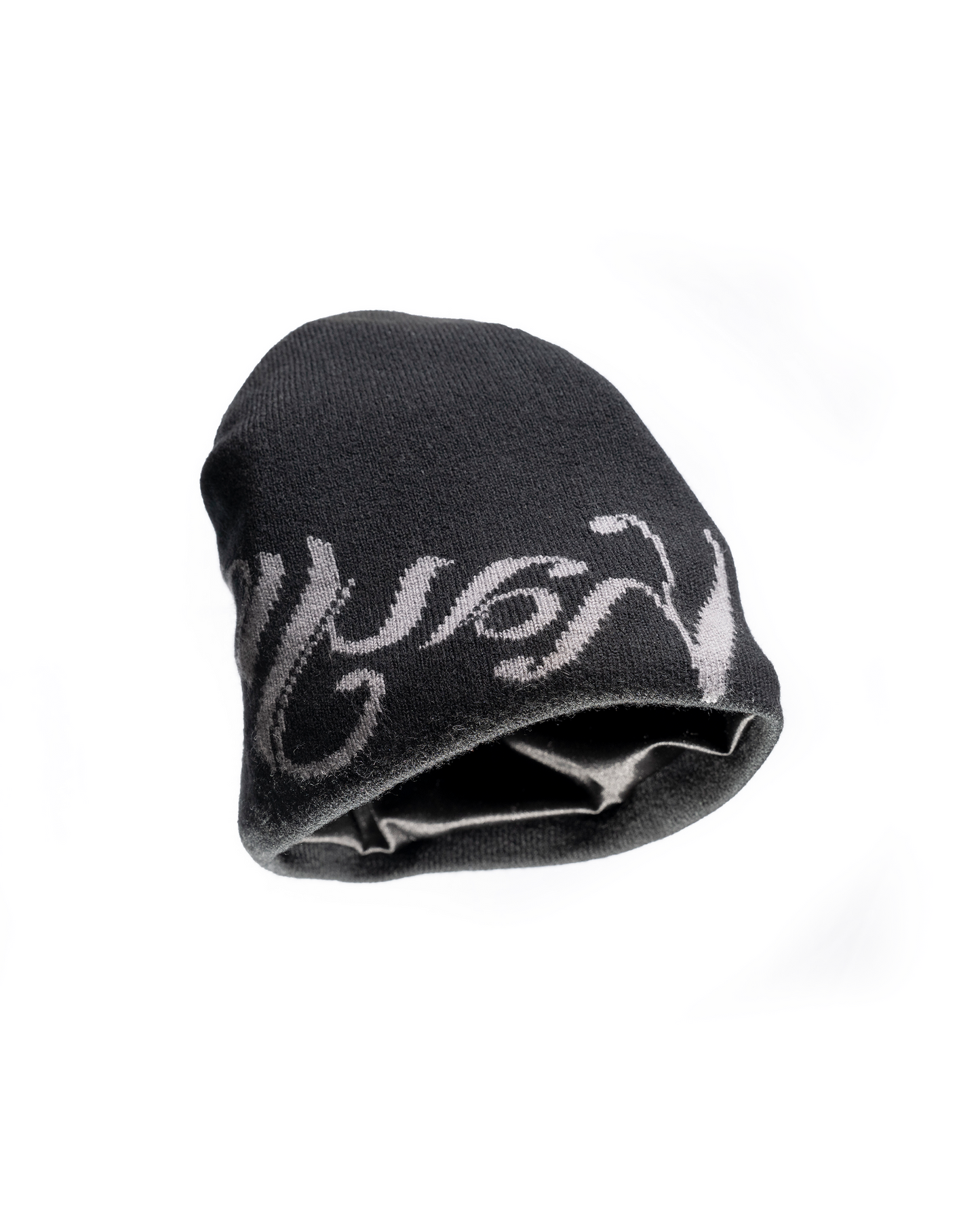 Kaynur Beanie with Satin Lining – Grey